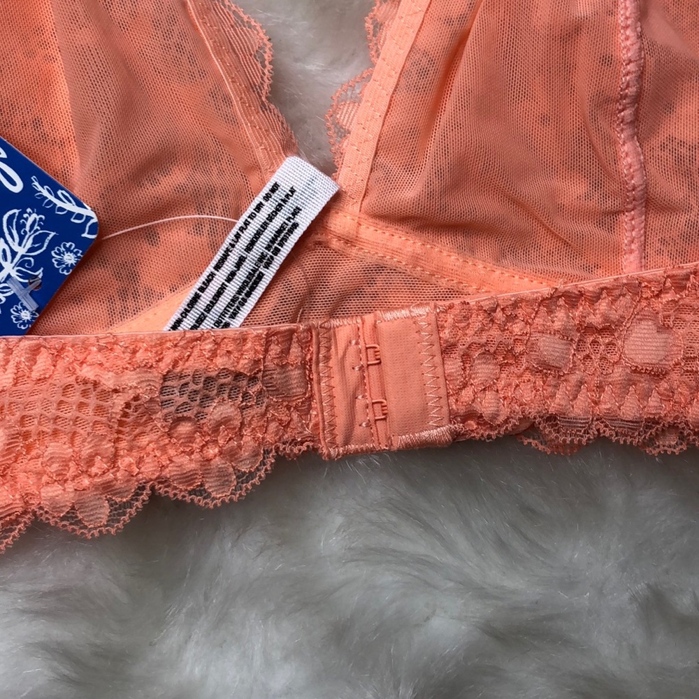 Free People Galloon Lace Halter Bralette Small NEW - Picture 7 of 7